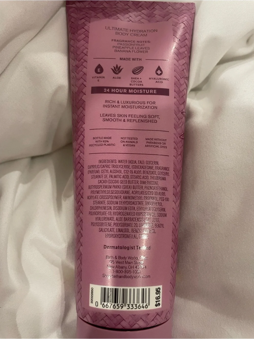 BBW Bahamas Passionfruit and Banana Flower Body Cream